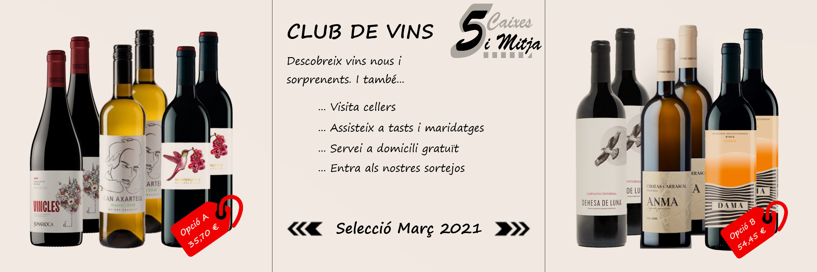 CLUB DE VINS MARÇ 2021